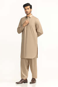 Salwar Kameez de Color Sólido para Hombre, MOQ Bajo, Alta Calidad, Precio al por Mayor, Nuevo Estilo 2026, Kurta Pajama, Estilos Indio y Pakistaní, para Adultos - Product Image 2