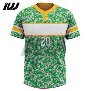 Conjunto de Uniforme de Béisbol de Buena Calidad, Diseño Superior, Impresión Digital Personalizada, Talla Grande, Manga Corta, Jersey con Nombre del Equipo de Softbol y Pantalones - Product Image 3