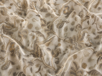 Tissu imprimé 100 % polyester léger et doux à motif floral pour vêtements, idéal pour les robes et chemisiers pour filles