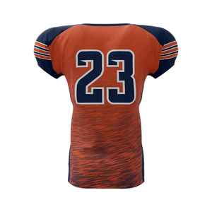 Pantalon de football rembourré bleu unisexe, taille élastique, coupe régulière, taille adulte, toutes saisons, couleur unie, respirant, antibactérien - Product Image 3