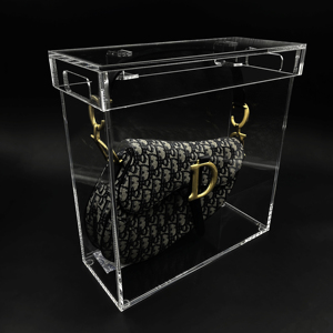 Estuche de acrílico transparente personalizado 2025: La caja de exhibición de bolso de Perspex definitiva para un almacenamiento y escaparate elegantes - Product Image 5