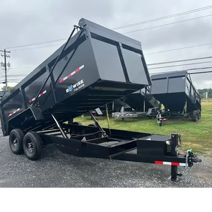 Remolque Volquete 2026 de Alto Estándar 716, 14K GVW, Eje Tándem de 7 Toneladas, Laterales de 2 pies, Hidráulico de Servicio Pesado, Mejor Oferta de Descuento, Alta Autonomía - Product Image 1