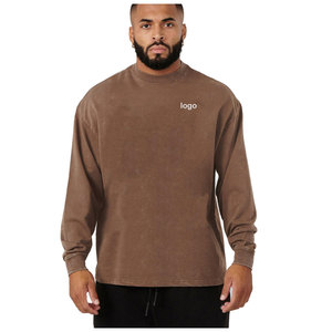 <b>Men's</b> <b>Brown</b> Short Sleeve O-Neck Slim Fit 100% Cotton Breathable Casual Solid Color <b>T</b>-<b>Shirt</b> with Front Logo Print - Product Image 1