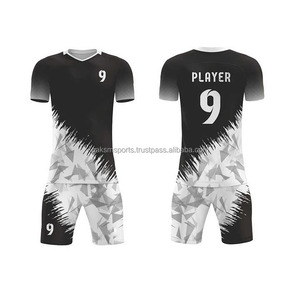 เสื้อฟุตบอลสั่งทำพิเศษลดราคาจากโรงงาน แขนสั้น ระบายอากาศได้ดี สำหรับผู้ใหญ่ ปรับแต่งชื่อและสโมสรได้ - Product Image 1