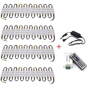 Modulo LED RGB 5050 Impermeabile per Insegne Luminose Verdi, Luci per Vetrine, Chip in Alluminio, 12V DC, 5W, IP66, 3000K - Product Image 1