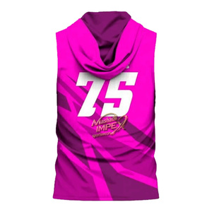 Maillot de football 7v7 extensible à compression, séchage rapide, respirant, en tissu polyester, sans manches, pour hommes, modèle Team Elevate - 7v7 - Product Image 5
