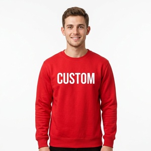 Sweat-shirt personnalisé pour homme en molleton de coton épais, col rond, pull décontracté, streetwear, vêtements de sport, fabricant en gros - Product Image 1