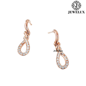 Best Quality Natural VVS Diamond <b>Stud</b> Earrings 925 Sterling <b>Silver</b> Rhodium Plated IGI Certified Trendy Wedding Jewelry Jewelux - Product Image 5