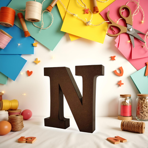 Letras del Alfabeto en Mayúsculas de Madera, Recortes de Letras del Alfabeto Inglés para Manualidades, Letras de Madera para Proyectos Infantiles, Letras de Madera para Bricolaje - Product Image 4