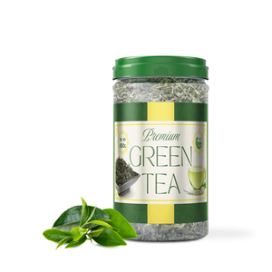 Produit en marque blanche, thé vert biologique en vrac, feuilles de thé fraîches, ingrédients pour bubble tea, emballage personnalisé - Product Image 1