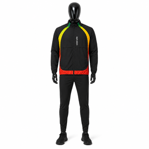 Veste coupe-vent légère imperméable personnalisée pour homme, idéale pour le sport, la course, la gym, le streetwear, avec fermeture éclair intégrale et effet dégradé - Product Image 4