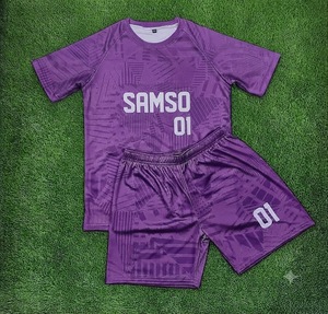Ensemble de maillots de football pour enfants personnalisés par sublimation, uniforme de football respirant, kit d'entraînement, vêtements en gros OEM ODM - Product Image 5