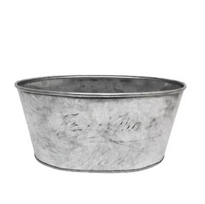 Maceta Redonda de Metal Forjado a Mano para Interiores - Product Image 2