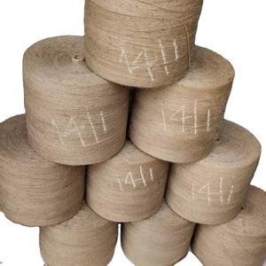 Bobine de fil de jute 100 % naturel, écologique, durable, biodégradable, de haute qualité, 14 LBS/1PLY, pour emballage de tringles et tricotage/tissage manuel - Product Image 1