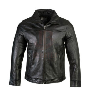 Meilleur prix IBRATEX INTERNATIONAL – Blouson en cuir personnalisé pour homme, mode hiver, respirant, écologique, coupe-vent, haute qualité - Product Image 3