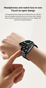Reloj Inteligente D12 2 en 1 con Auriculares TWS de 230 mAh, Control de Música, Llamadas Bluetooth, GPS, NFC, Monitor de Salud y Ejercicio - Product Image 3