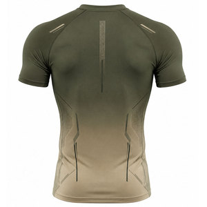 Camiseta de Compresión para Hombre, Ligera, Antibacteriana, con Costuras Planas, Diseño Personalizado con Logotipo - Product Image 2