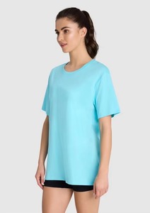 เสื้อยืดผู้หญิงคลาสสิก ผ้าฝ้าย 100% แขนสั้น คอกลม สไตล์ลำลอง สีพื้น คุณภาพสูง แห้งเร็ว เป็นมิตรกับสิ่งแวดล้อม ระบายอากาศได้ดี - Product Image 5