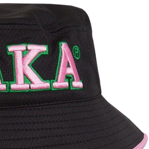 AKA <b>Floppy</b> Bucket <b>Hat</b> AKA Embroidered Greek Bucket Cap Lightweight Cotton Fisherman <b>Hat</b> Outdoor Travel Beach Sun <b>Hat</b> - Product Image 2