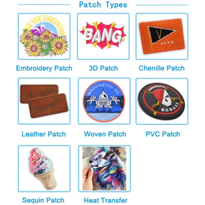 Écussons brodés personnalisés, détachables, avec fixation auto-agrippante, badges logo, thermocollants ou à coudre, vente en gros, accessoires uniformes OEM - Product Image 6