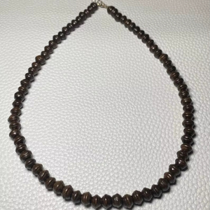 Collar de Cuentas de Madera Hecho a Mano, Joyería de Estilo Bohemio, Collar Ligero de Moda para Mujer, Letreros de Pared - Product Image 1