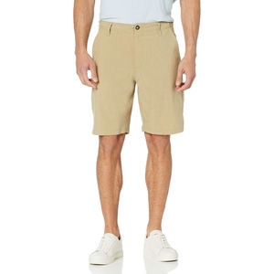 Shorts décontractés pour hommes sur mesure, couleur unie, taille mi-haute, en coton respirant, avec cordon de serrage, personnalisables, en vente - Product Image 1