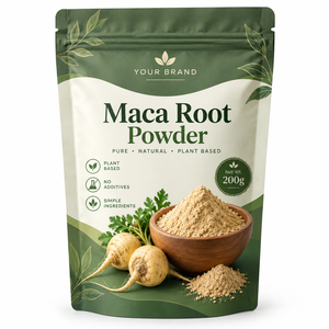 Polvo de Raíz de Maca 100% Puro de Alta Calidad, 200g, Grado Alimenticio, Superalimento Peruano Premium para Smoothies, Café, Té y Repostería - Product Image 1