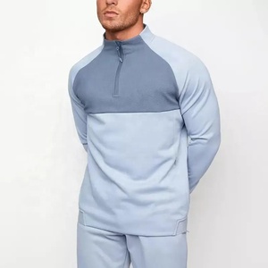 Conjunto Deportivo para Hombre con Bloques de Color, Chaqueta con Cierre de Cremallera y Pantalones Jogger con Cierre Completo, Ropa Deportiva para Entrenamiento, Estilo Otoñal - Product Image 3