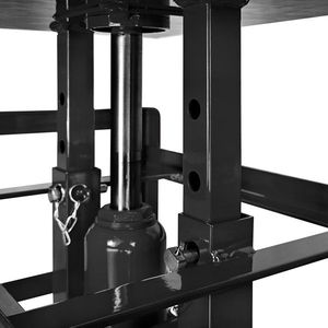 Pacco da 2 rampe per auto idrauliche nere elevatore alto 11000 libbre per Automotive martinetti basso profilo cambio olio supporto per Garage auto - Product Image 6