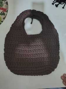 Sac en macramé fait main avec des paillettes dorées, style bohème, sac fourre-tout beige 100% artisanal - Product Image 4