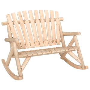 Ensemble de salon de jardin en bois massif d'épicéa, 5 pièces, pour usage extérieur - Product Image 3