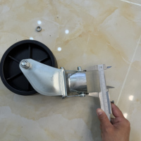 Nouveaux accessoires pour cric de remorque de 6 pouces, pneu en PP, certifié CE+ISO+TUV