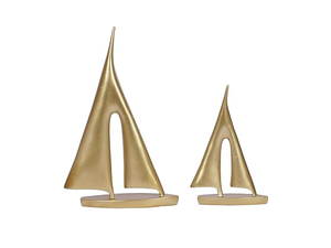 Adorno de Velero Contemporáneo, Figura Decorativa de Barco para Mesa de Sala de Estar, Oficina y Decoración Costera - Product Image 5