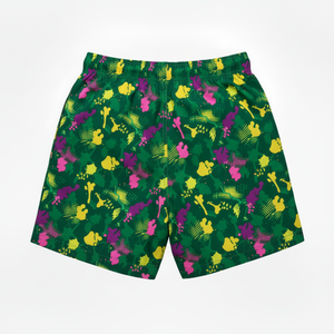 กางเกงขาสั้นชายหาดผ้าแคนวาสโพลีเอสเตอร์ 100% ระบายอากาศ แห้งเร็ว เป็นมิตรกับสิ่งแวดล้อม แฟชั่นฤดูร้อนใหม่ ขายส่ง MOQ ต่ำ รับสกรีนแบบ Sublimation เต็มตัว - Product Image 2