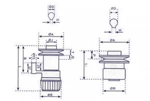 Polea de velocidad variable, polea de transmisión, motor 0.4kw, para máquina de embalaje, diámetro interior 19 - Product Image 6