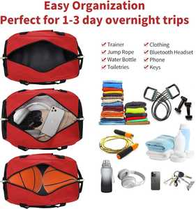 กระเป๋าออกกำลังกายและเดินทางขนาดใหญ่แบบกำหนดเองของ NESTA SPORTS กระเป๋าเดินทางกีฬาแบบกันน้ำสำหรับทุกเพศ พกพาสะดวก พร้อมโลโก้พิมพ์ - Product Image 2