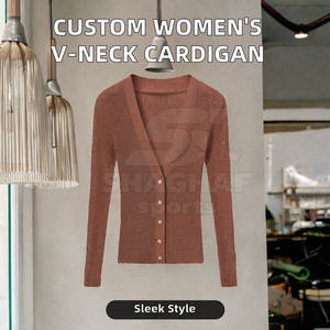 Cárdigan de Mujer, Tejido Suave, Informal, para Uso Diario, con Botones al Frente, Atuendo Moderno - Product Image 2