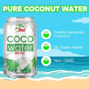 330ml d'eau de noix de coco pure avec pulpe à base de plantes non-OGM sans sucre ajouté OEM ODM-Fournisseur en gros - Product Image 5