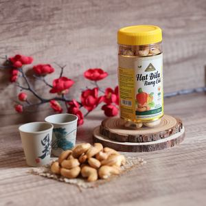 Noix de cajou grillées bio premium W180 Dong Phu Vietnam 220g en pot rond, saveur unique beurrée et salée, approvisionnement direct usine, vente en gros - Product Image 2