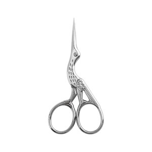 Hot Sell Vintage-Style Stork-Shaped Eyebrow Manicure Scissors Multi-Colored Bird Shape Finish Grooming Embroidery DIY - Product Image 6