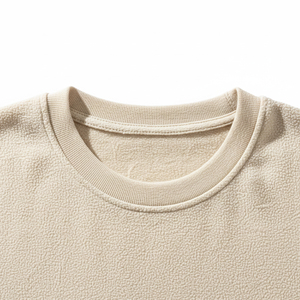 T-shirt vierge surdimensionné en coton et élasthanne respirant, coupe ample, unisexe, pour la gym et le sport, vente en gros - Product Image 5