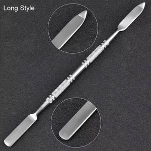 Ensemble d'outils repousse-cuticules réutilisables Morje Surgical en acier inoxydable à double extrémité pour manucure et soin des cuticules - Product Image 3