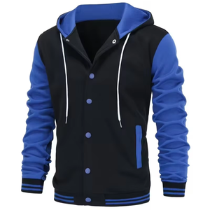 เสื้อฮู้ดดี้สไตล์ลำลองสำหรับผู้ชาย ผ้าฝ้าย 100% กันน้ำ 300 กรัม ซับในอย่างดี ออกแบบได้ตามต้องการ ขนาดสั่งทำ นำเข้าจากบังกลาเทศ - Product Image 1