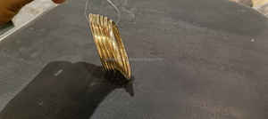 ชุดกำไลข้อมือทองเหลืองงานทำมือสร้อยข้อมือแบบเปิดปรับได้เพื่อสไตล์สุดเก๋ - Product Image 6