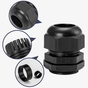ตัวรับแรงดึงสายเคเบิล PG11 สีเทา-ดำ สำหรับยึดสายเคเบิลขนาด 5-10 มม. - Product Image 6