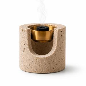 Brûleur de Bakhoor de Luxe en Marbre Lavie Creations – Mabkhara Arabe Premium pour Oud et Encens Indien – Écologique, Toutes Saisons, Maison, Ramadan - Product Image 5
