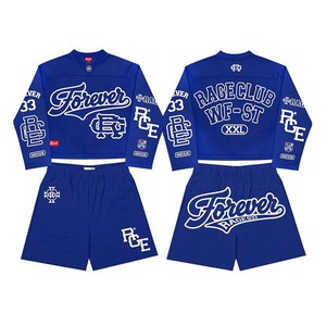 Conjunto Deportivo de Malla para Hombre, Estilo Hip Hop, 100% Algodón, con Estampado por Transferencia de Calor, Secado Rápido y Transpirable, OEM - Product Image 6