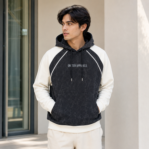 เสื้อฮู้ดโอเวอร์ไซส์ผ้าฟลีซปักลายตามสั่ง แขนยาว หนานุ่ม สำหรับฤดูหนาว สไตล์สตรีทแวร์ รับผลิตแบบ OEM - Product Image 5