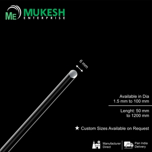 High Strength 10mm Clear PMMA Acrylic <b>Rod</b> Custom Size Heat Resistant UV Resistant Anti-Aging Polished Precision Cutting Service - Product Image 4