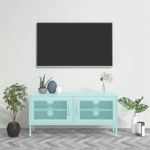 Stand TV menta 41.3 acciaio "x 13.8" x 19.7 "TV Stand - Product Image 1